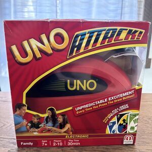 Mattel UNO Attack Game (T8219, 2017) Never Opened Fun Family Card Game